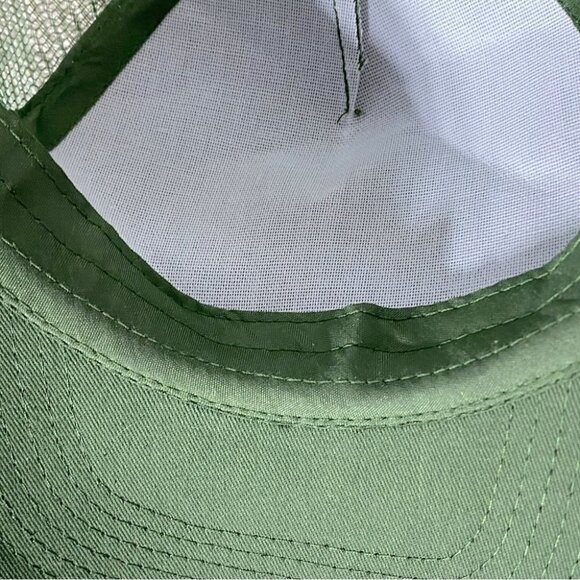 Hit Wear Green Cardboard Chariot Race Mesh Back Snap Back Trucker Style Hat - Picture 9 of 10